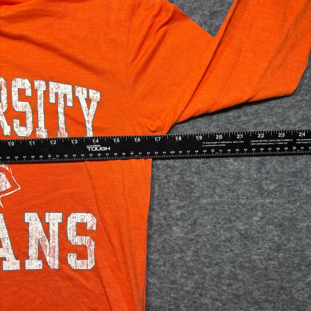 University Titans Bright Orange Long Sleeve Hooded Tee - Picture 8 of 12